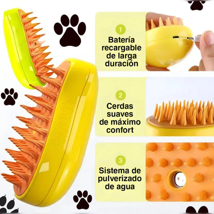 CEPILLO DE VAPOR PARA MASCOTAS 🐱🐶 | ENVÍO GRATIS